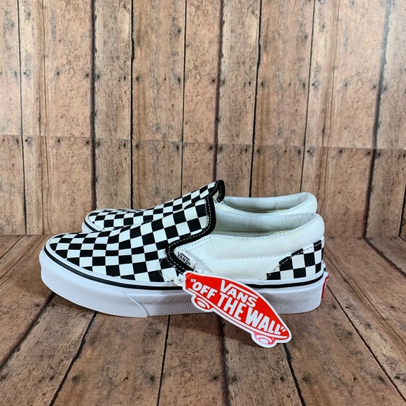 kids checkered vans